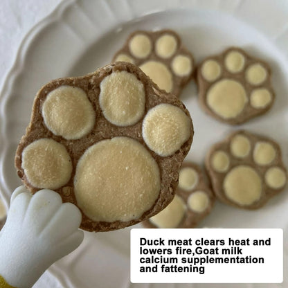 duck and goat milk paw